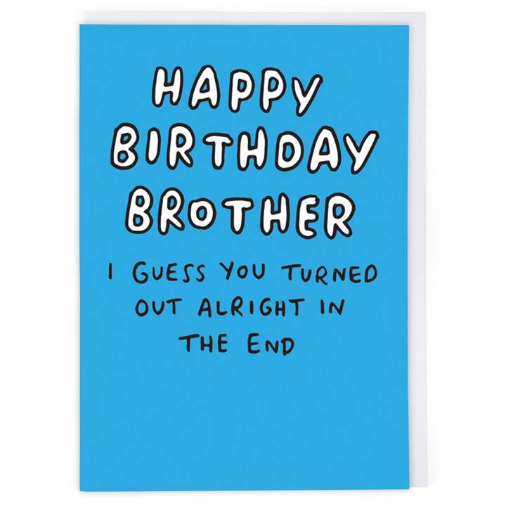 Kaart Birthday Brother