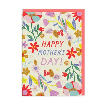 Carte Fleurs de la fête des mères