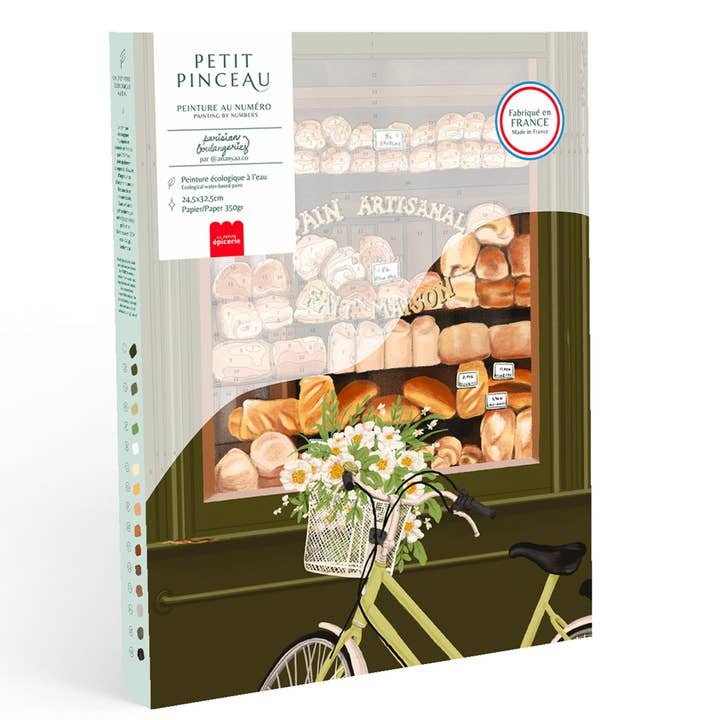 La peinture épicerie de la petite épicerie par chiffres