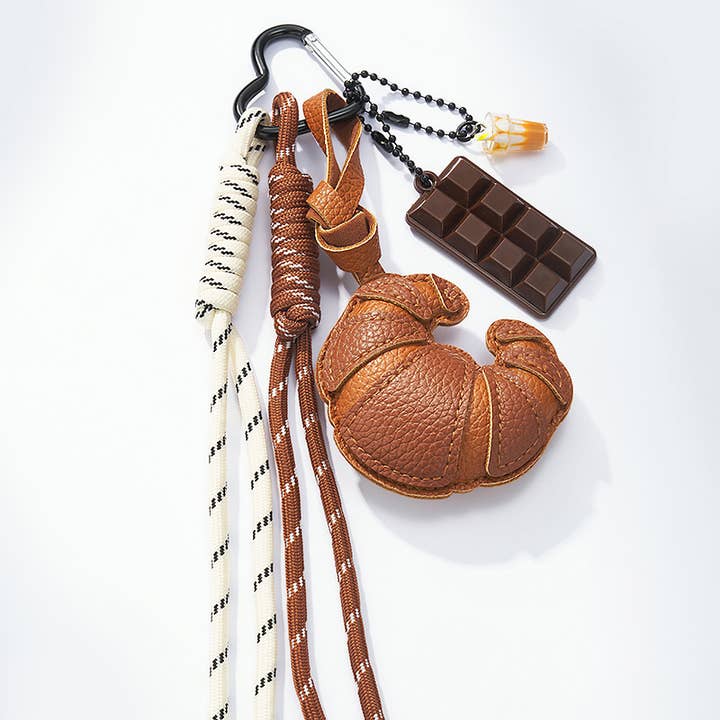Croissant Bag Charm