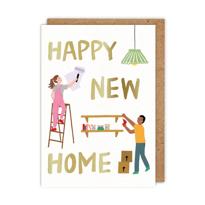 Kaart Happy New Home