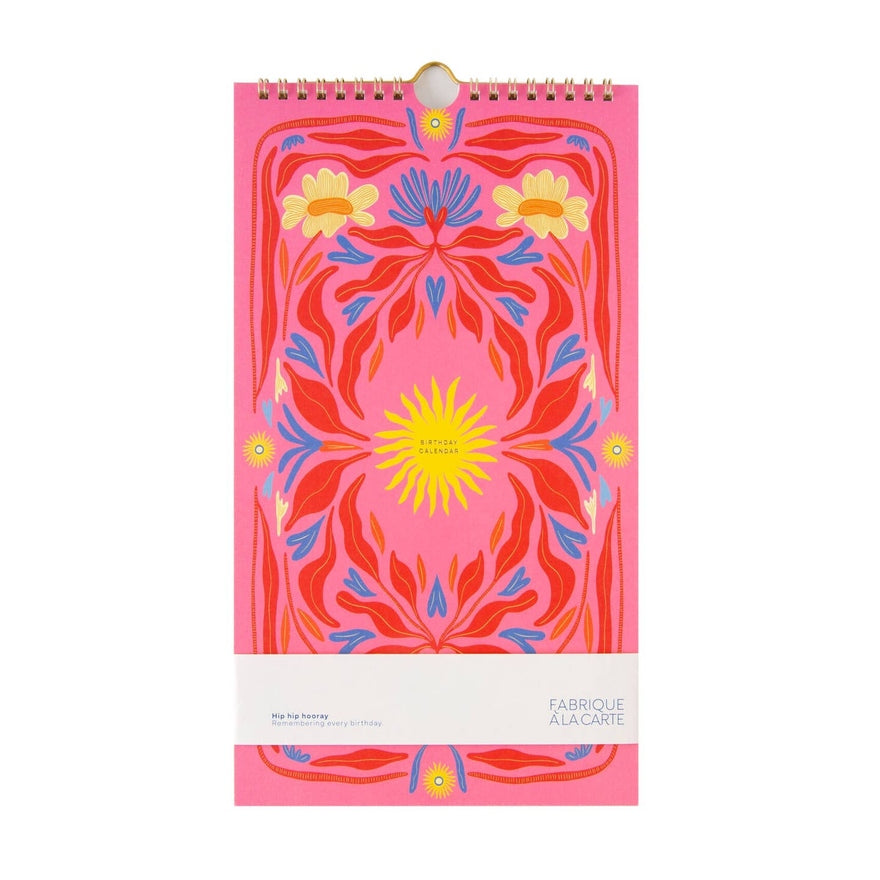 Verjaardaagskalender Sun Pink