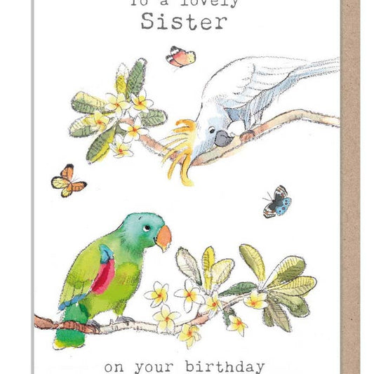 Kaart To a Lovely Sister