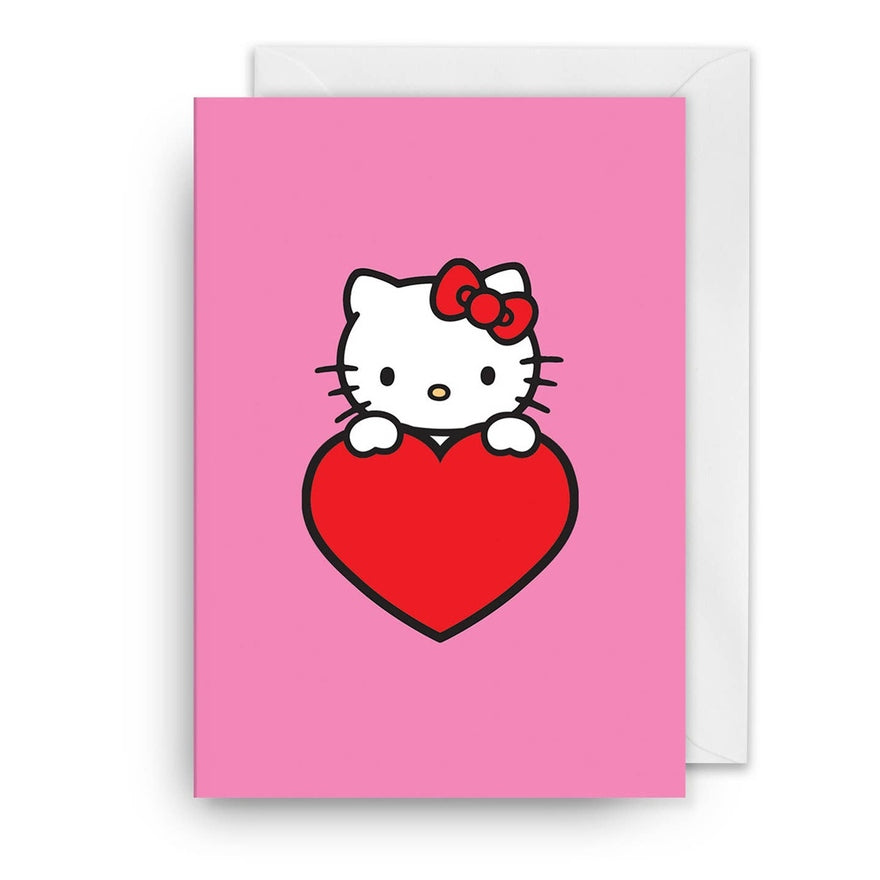 Kaart Hello Kitty Heart