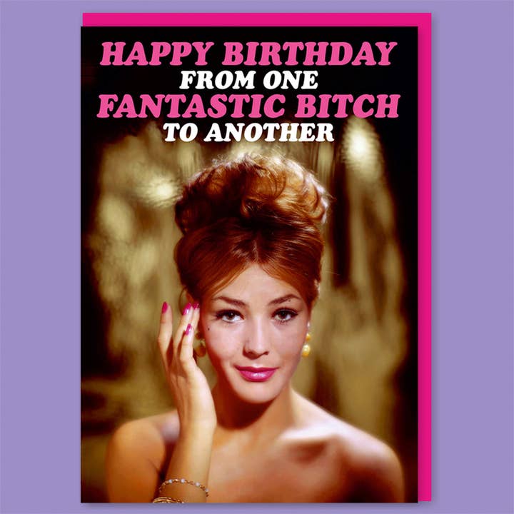 Kaart Fantastic Bitch