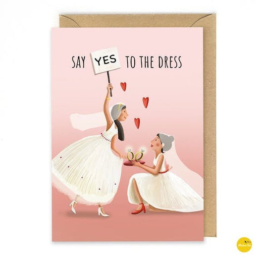 Kaart Say Yes To The Dress Krossproducts | De online winkel voor hebbedingetjes