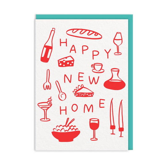 Carte Bonne Nouvelle Home Doodles