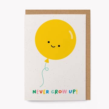 Kaart Never Grow Up