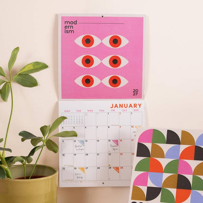 2027 Compact Wall Calendar | Modernist