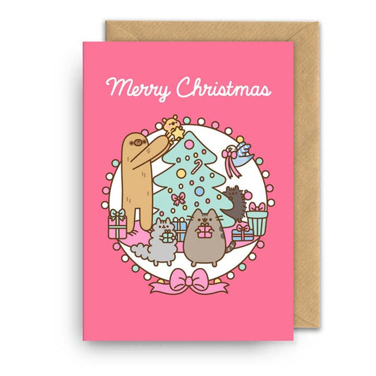 Kaart Christmas Tree | Pusheen