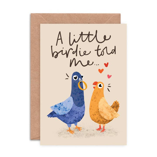 Kaart a Little Birdie Told Me