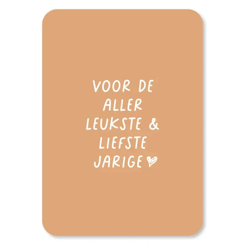 Carte pour la meilleure et la plus douce année Une enveloppe