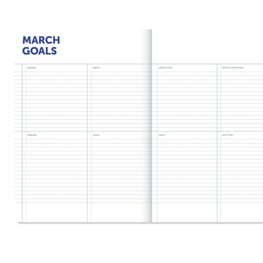 A4 Agenda | Pink Red