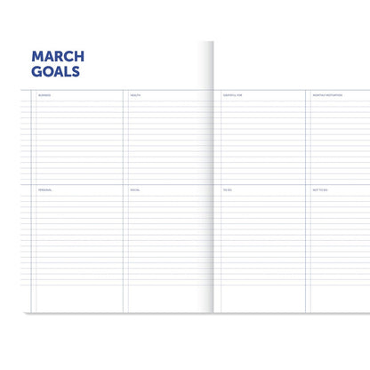 A4 Agenda | Pink Red