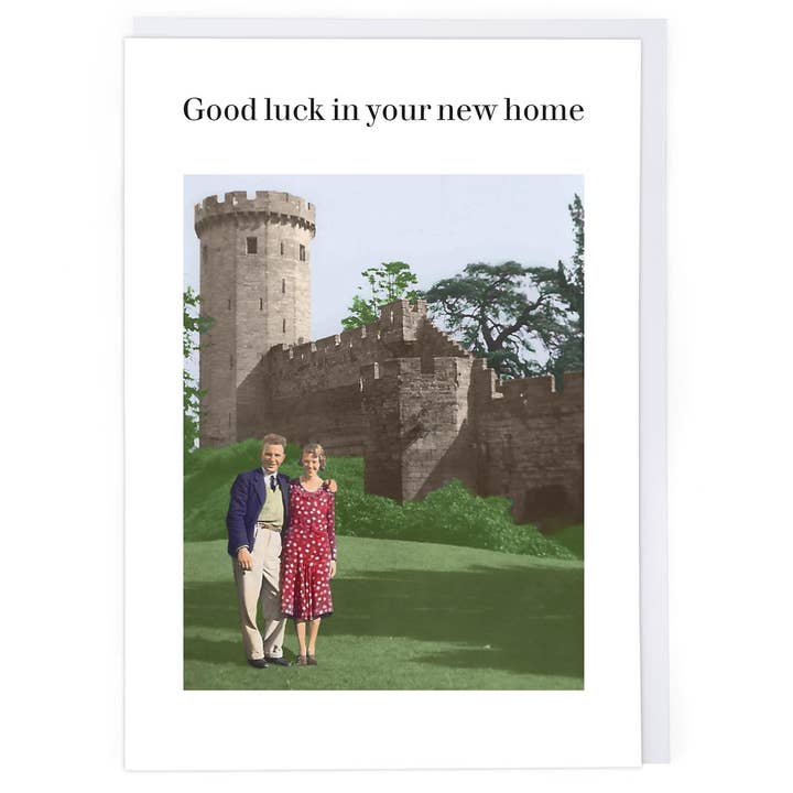 Kaart Good Luck In Your New Home