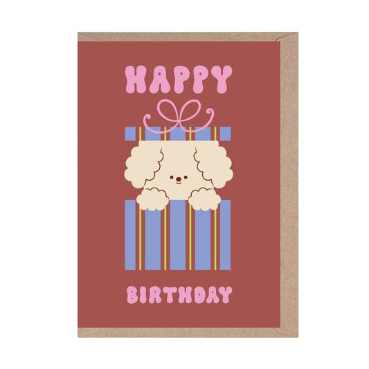Kaart Happy Birthday Cute Dog