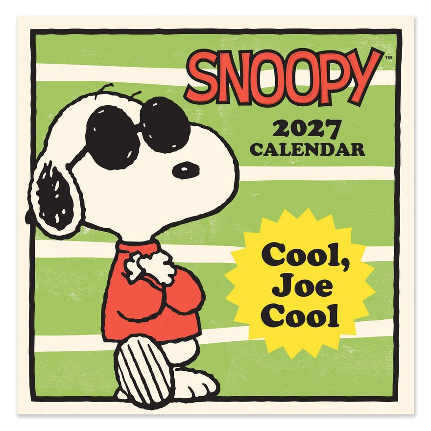 Snoopy Square 2027 Calendar