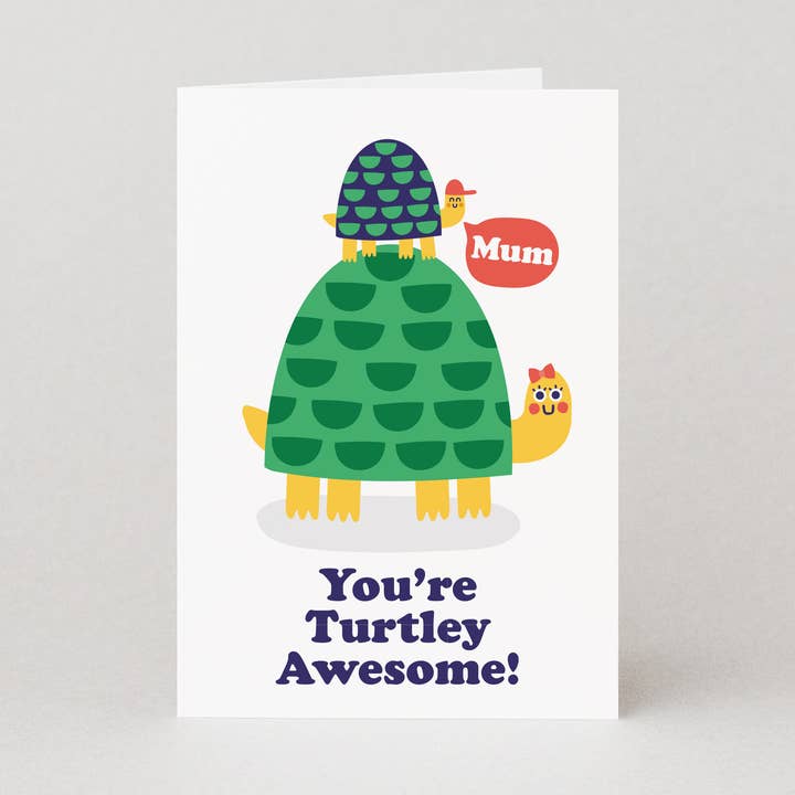 Kaart Turtley Awesome Mum
