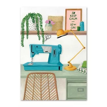 Melanie Voituriez Kaart Keep Calm And Sew On