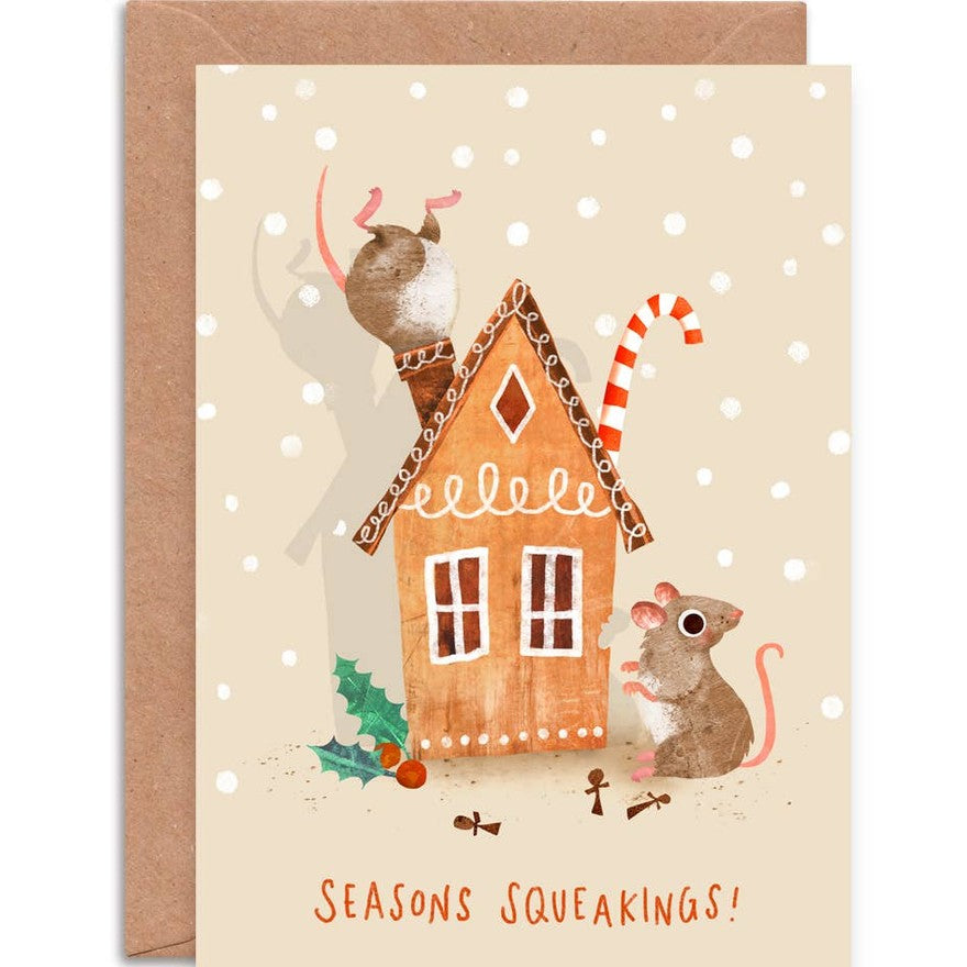 Kaart Gingerbread Mouse