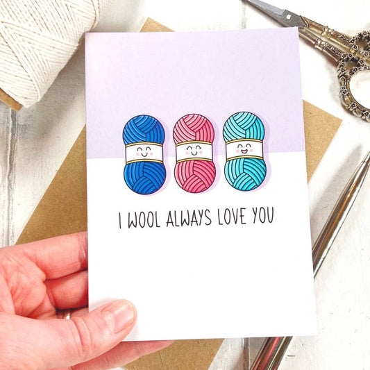 Carte I laine Je t'aime toujours