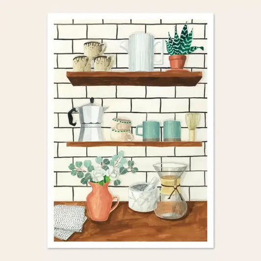 Melanie Voituriez A4 Print Barista