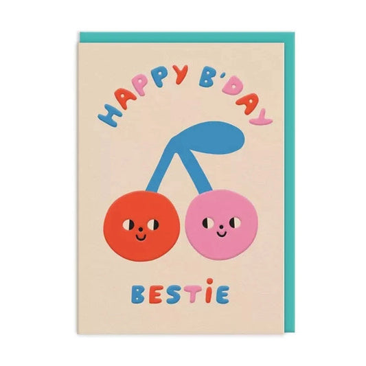 Kaart Happy Birthday Bestie