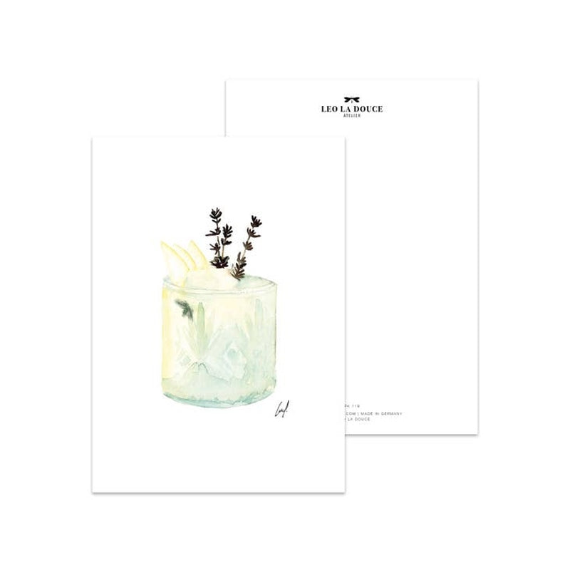 Ansichtkaart Gin | Zonder Envelop