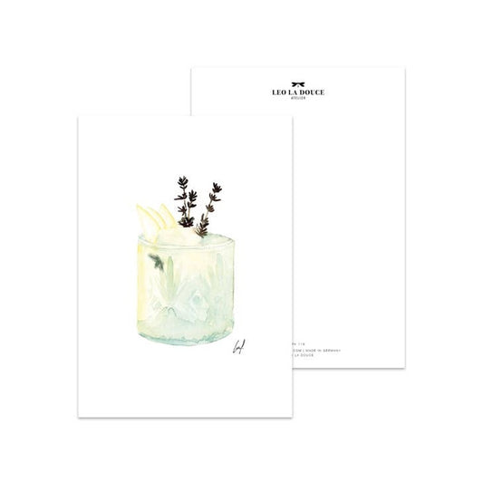Ansichtkaart Gin | Zonder Envelop