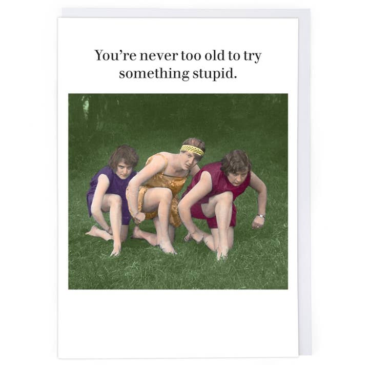 Kaart Try Something Stupid