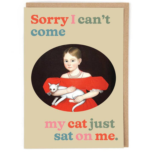 Kaart Cat Sat On Me