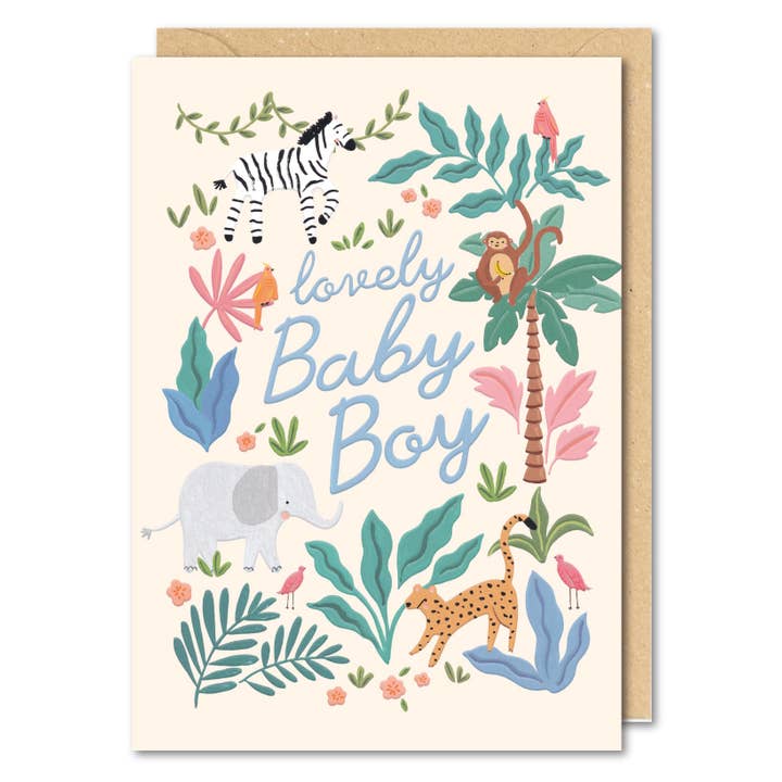 Kaart Lovely Baby Boy