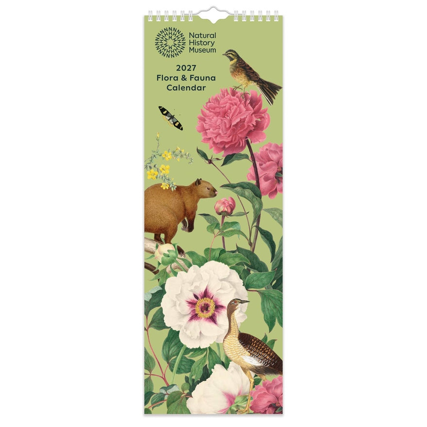 Natural History Museum 2027 Flora & Fauna Slim Calendar