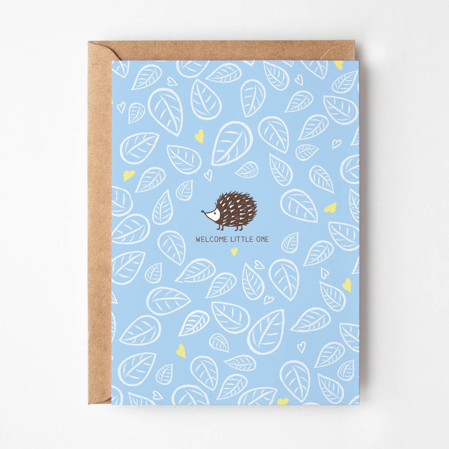 Kaart Baby Boy Hedgehog