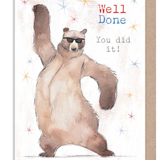 Kaart Well Done | Bear