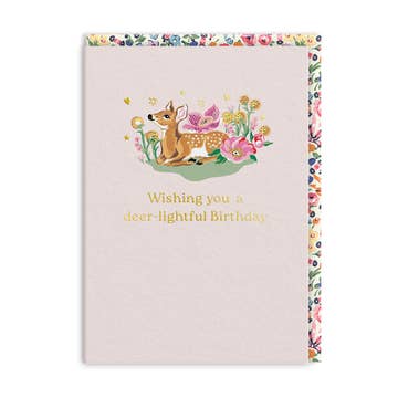 Kaart Deer-Lightful Birthday