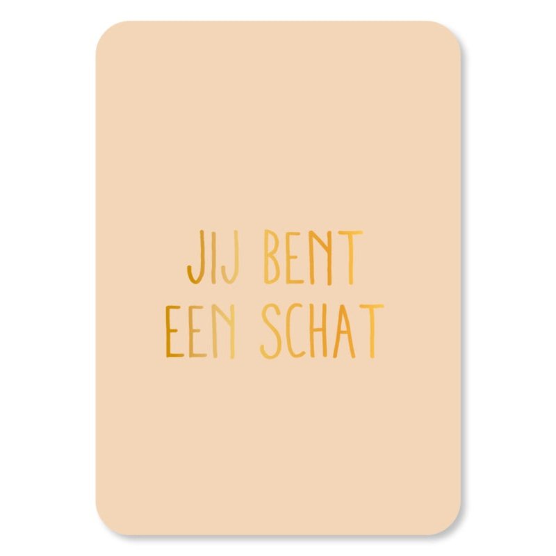 Carte tu es un trésor