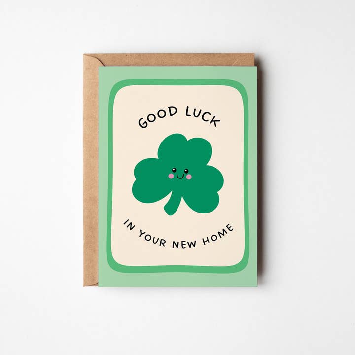 Kaart Good Luck In Your New Home