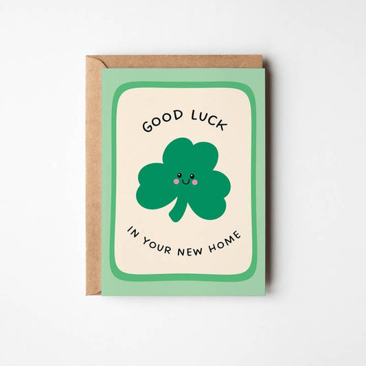Kaart Good Luck In Your New Home