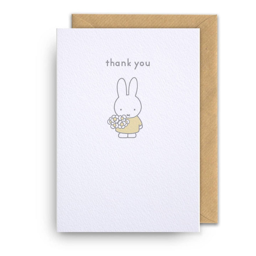 Kaart Thank You | Miffy Sketch