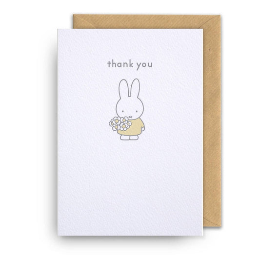 Kaart Thank You | Miffy Sketch
