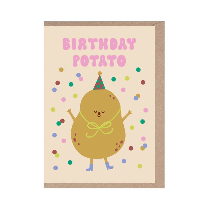 Kaart Birthday Potato