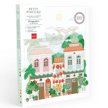 La peinture épicerie de la petite épicerie par chiffres