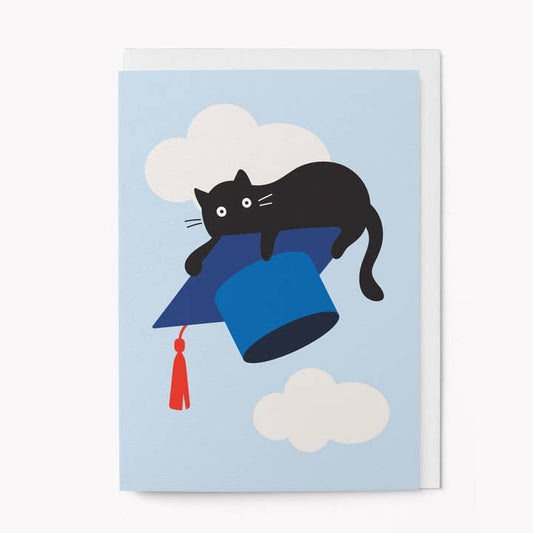 Kaart Graduation Cat