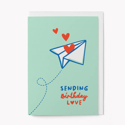 Kaart Sending Birthday Love