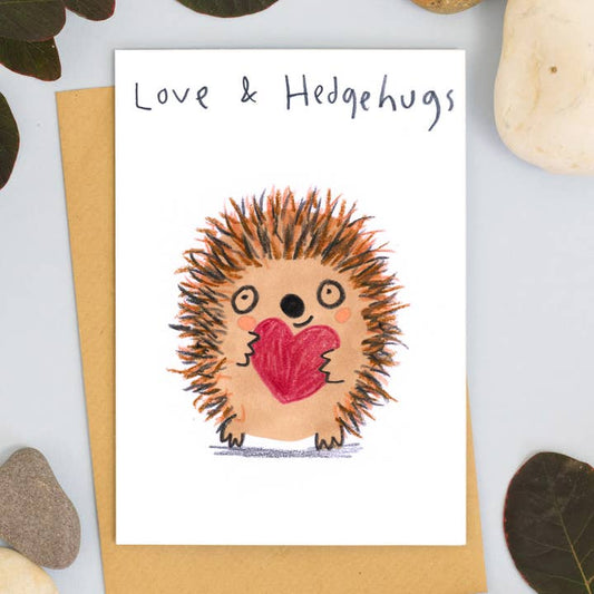 Kaart Love & Hedgehugs