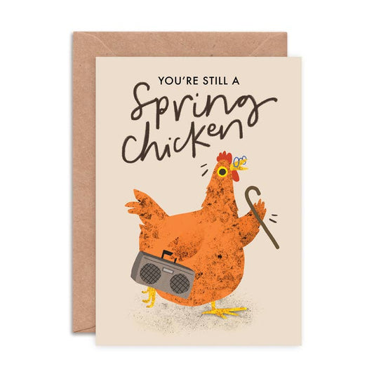 Kaart Spring Chicken