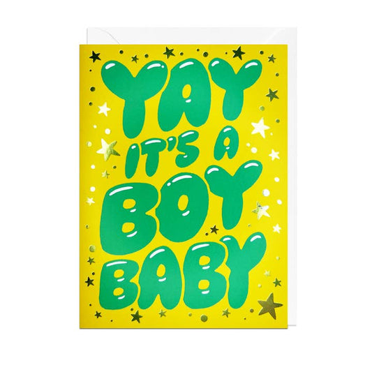 Kaart Yay It's a Boy Baby