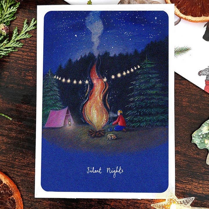 Kaart Silent Nights