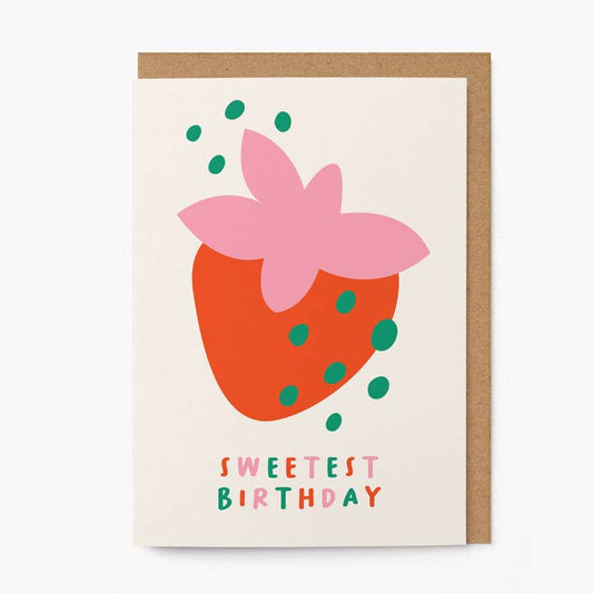 Kaart Sweetest Birthday